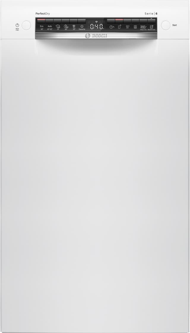 Bosch Serie 6 Diskmaskin SPU6ZMW02S (vit 45cm)