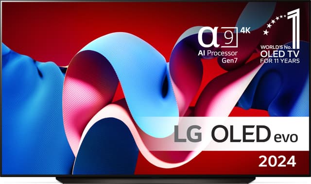 LG 83" C4 4K OLED evo TV (2024)