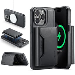 Magnetisk pung-etui til iPhone 16 - Sort