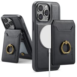 K1 Magnetic Wireless Charging Telefonveske til iPhone 16 Pro Max - Svart