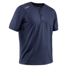 Salming Classic Button Jersey, Padel- og tennis T-skjorte herre Navy/Grå L