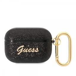 Guess AirPods Pro Kuori Glitter Flakes Musta