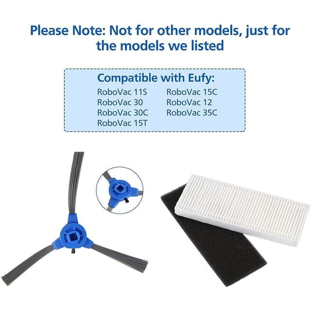 Neutop Ersatz-Vorfilter Für Eufy RoboVac – 2 Stück, Waschbar, Kompatibel Mit 11S, 25C, 30C Uvm.