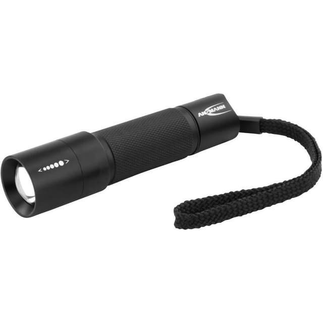 Ansmann M100F LED Ficklampa med bältesclip, med handrem