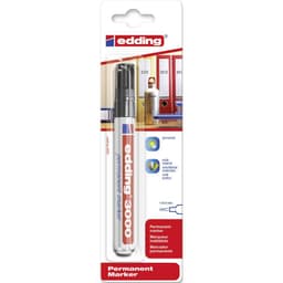 Edding edding 3000 4-3000001 Permanentmarker Sort vandfast: Ja