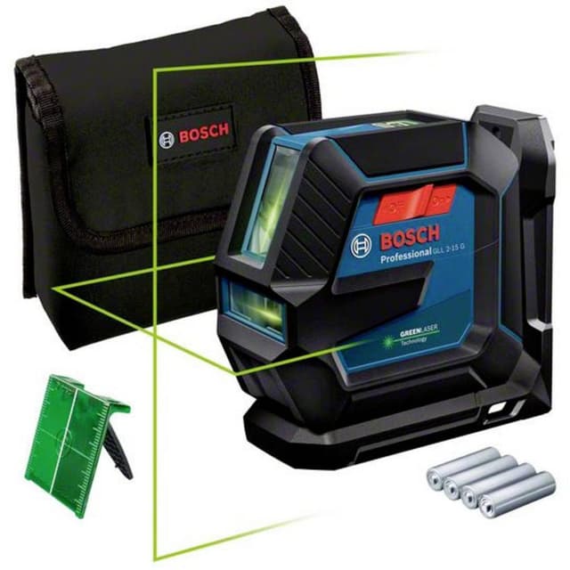 Bosch Professional GLL 2-15 G Linjelaser inkl. väska
