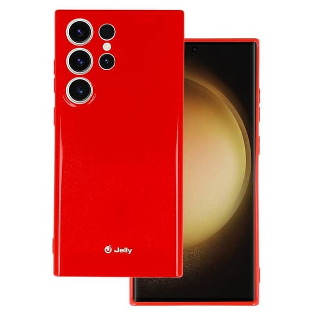 Jelly Case Samsung Galaxy S23 Ultra - Punainen