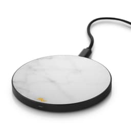 Marie Wolt trådløs lader - White Marble/Black