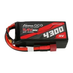 3s  4300mAh - 60C - Gens Ace HV Deans