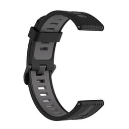 Klokkereim silikon Sort 22 mm Huawei Watch GT3 SE / GT Runner / GT3 46 mm / Watch 3 / 3 Pro / GT2 Pro / GT 2E / GT 2 46 mm / GT 42mm/46mm, Honor Watch GS Pro / Dream / Magicwatch