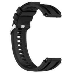Klokkereim 22 mm med 2 størrelser Black
