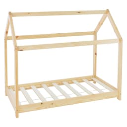 ML Design COT 70x140 cm med tag og slattedramme, hvid, boligen til piger og