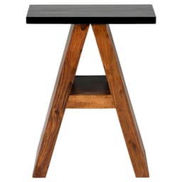 WOMO-DESIGN sohvapöydän sohvapöytä massiivipuinen akaasia """"A"""" -muoto 60 cm