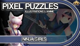 Pixel Puzzles Illustrations & Anime - Jigsaw pack: Ninja Girls - PC Wi