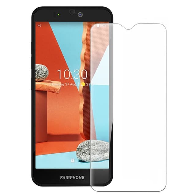 Herdet glass skjermbeskytter Fairphone 3 Plus