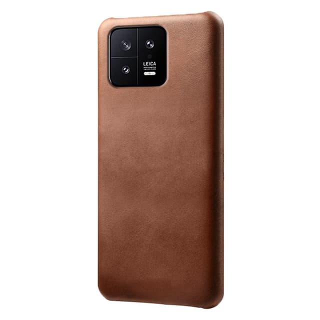 SKALO Xiaomi 13 5G PU-læder Cover - Brun
