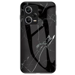 SKALO Xiaomi Redmi Note 12 Pro 5G Marmor hærdet glas TPU Cover - #1