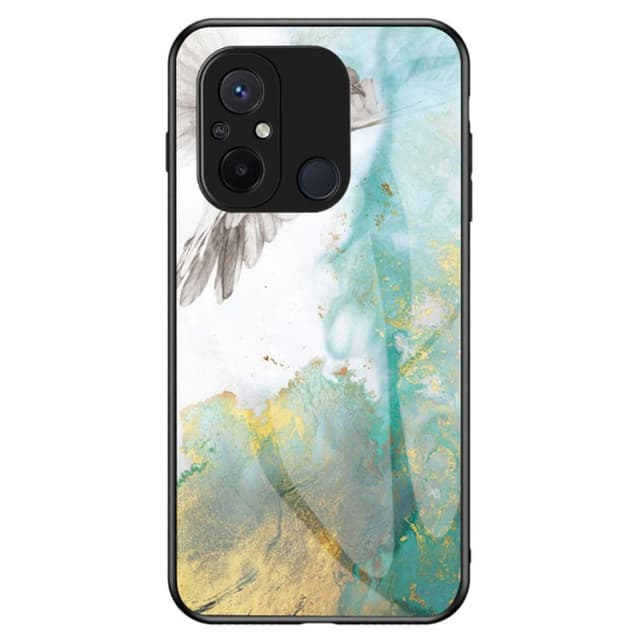 SKALO Xiaomi Redmi 12C 4G Marmor Härdat Glas TPU-skal - Motiv 5