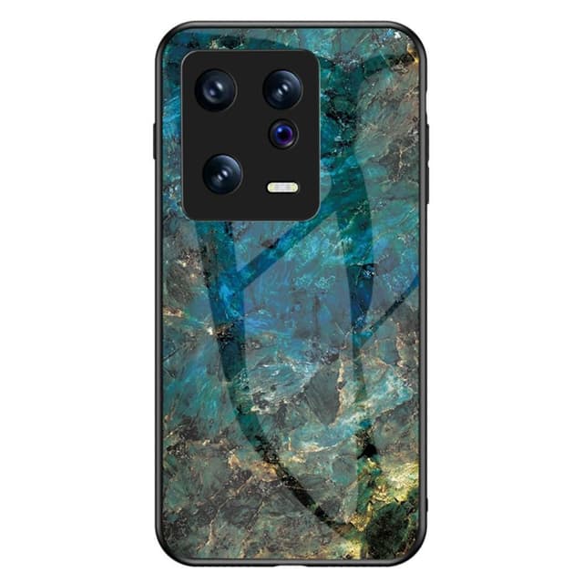 SKALO Xiaomi 13 5G Marmor Härdat Glas TPU-skal - Motiv 1