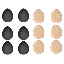 Finger puff puder puff concealer puff 12-pack Monivärinen
