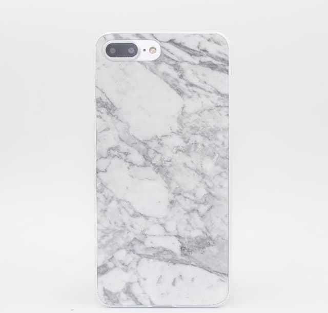 2st iPhone 8 / 7 / 6 4,7"" Marmor hårdplast