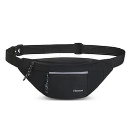 Sprøjtsikker taljetaske crossbody taske Sort