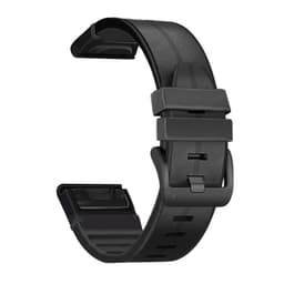 TPU klockarmband för Garmin Fenix 7X/6X/5X 26mm Svart