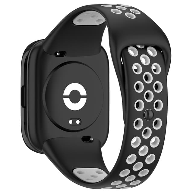 Strap kompatibelt med Xiaomi Redmi Watch 3 Active/Redmi Watch 3 Lite/Redmi Watch 3 Youth, Replacement Silicone Klockarmband Black