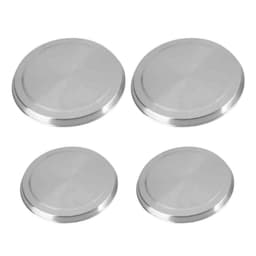 Spislock rostfritt stål 4-pack