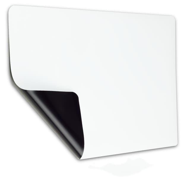 Magnetisk whiteboard til køleskab og skab - A3 og A4, aftørbar White A4