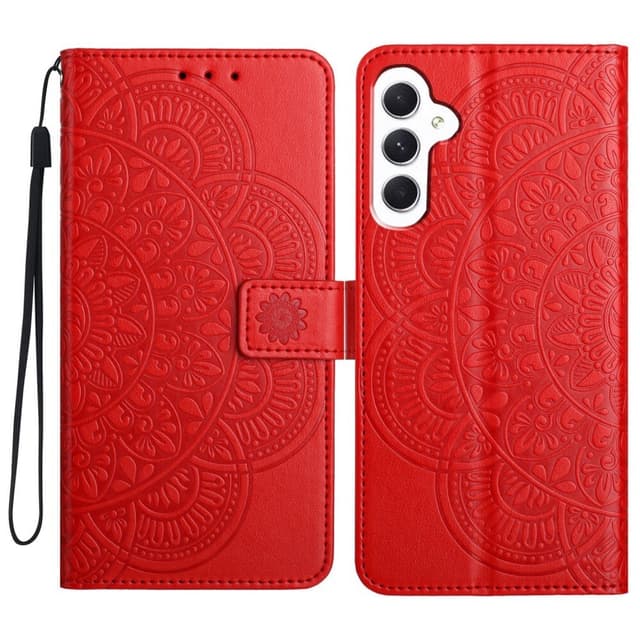 Til Samsung Galaxy A16 5G / A16 4G Cover med Kortlommer og Mandala Mønster