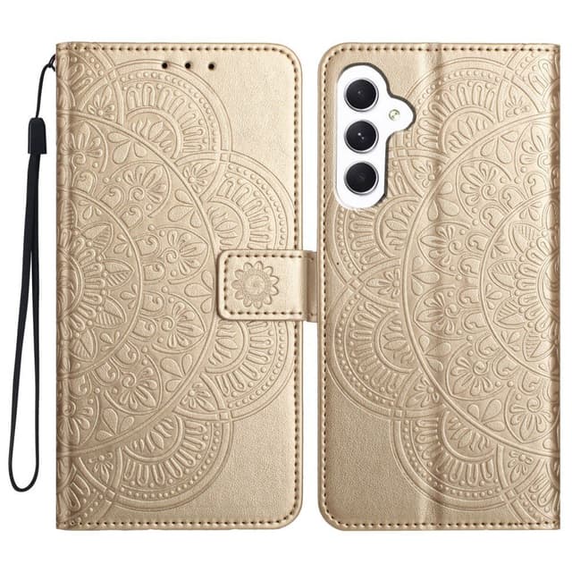 Samsung Galaxy A16 5G / A16 4G Kotelo Korttipaikoilla ja Mandala Kuvio