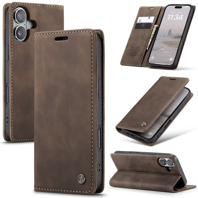 CASEME Retro tegnebog taske til iPhone 16