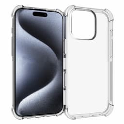 Fodral Skal för iPhone 16 Pro Stötdämpade Förstärkta hörn TPU