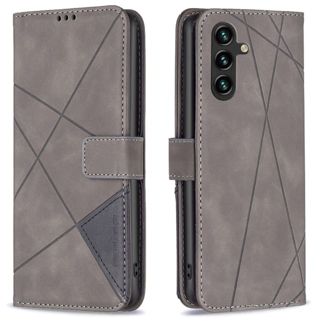 BINFEN Lommebok-deksel Samsung Galaxy A16 5G/A16 4G - Grå