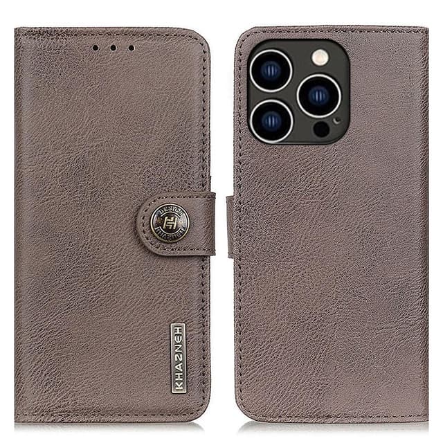 KHAZNEH för iPhone 16 Pro Max Plånboksfodral - Khaki