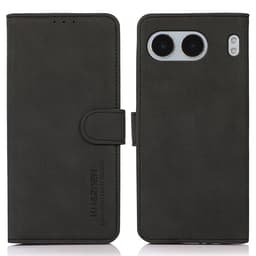 KHAZNEH For OnePlus Nord 4-deksel Lommebok-deksel Telefonveske - Svart