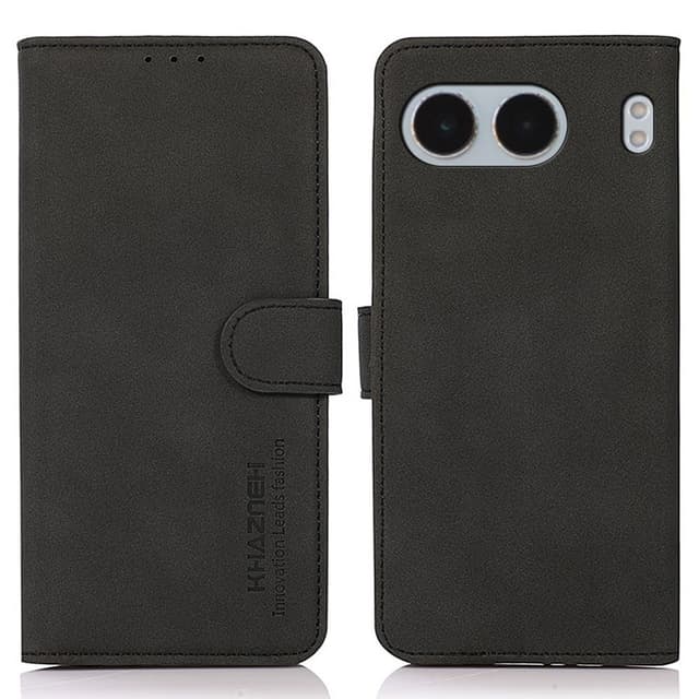 KHAZNEH For OnePlus Nord 4-deksel Lommebok-deksel Telefonveske - Svart