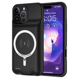 Til iPhone 16 Pro bærbart opladertaske 7000mAh PowerBank kompatibel med MagSafe