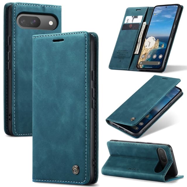 CASEME För Google Pixel 9 Pro / Pixel 9 Fodral Stativ Telefonfodral