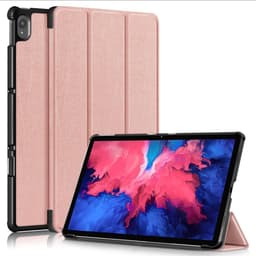 Trifoldet stativdæksel til Lenovo Tab P11/P11 Plus - Rose Gold