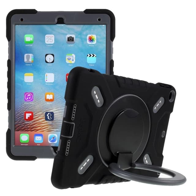 iPad 9,7 tuuman (2017)/(2018) PEPKOO 360 asteen kääntyvä tukijalka -tabletin kansi