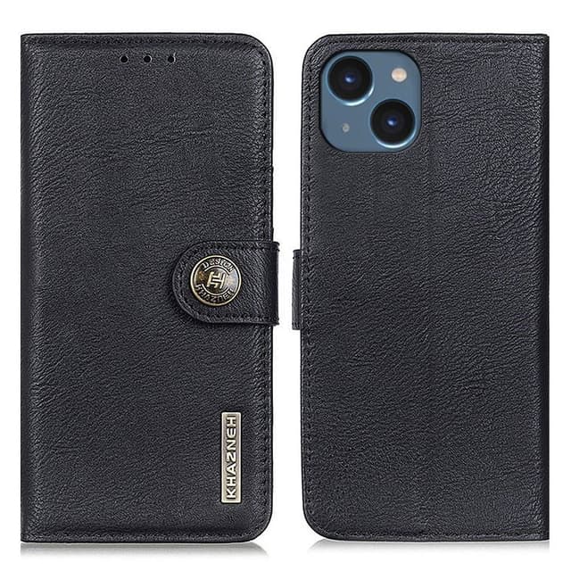 KHAZNEH iPhone 15 Plus Plånboksfodral - Svart