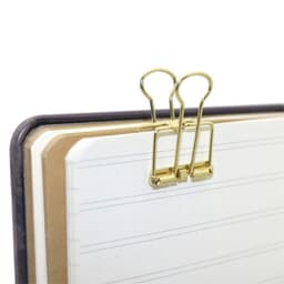 3 Pcs Hollow Metal Binder Clips Home Office Paper Holder Large - Mixed Colours
