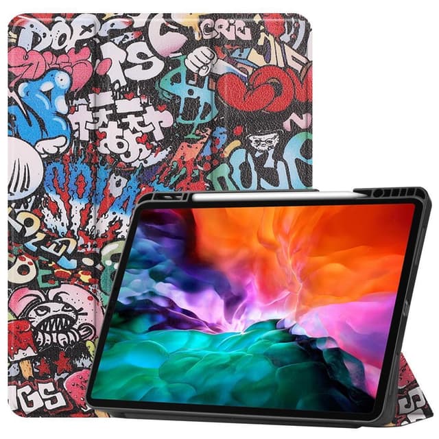 iPad Pro 12.9"" 2021 Trippeldeksel med smal passform - Graffiti