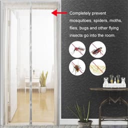 Sommer anti-myggegardin magnetiske gardiner 90x210cm