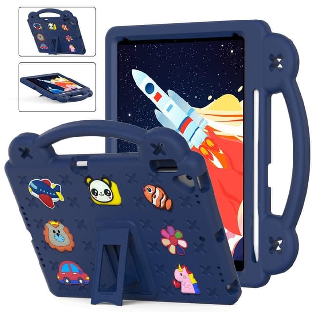 Apple iPad 10.2 2021 2020 2019 EVA Foam Stand Skal Fodral - MörkBlå