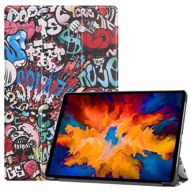 Tri-fold Fodral till Lenovo Tab P11 Pro TB-J706F - Graffiti