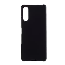 Rubberized Hard Plastic Suojakuori - Sony Xperia 10 III - Musta