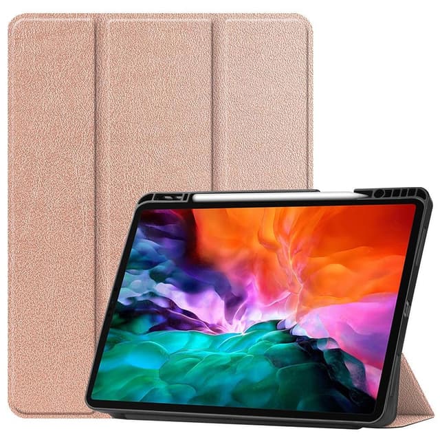 iPad Pro 12.9"" 2021 Slim fit tri-fold fodral - Rose Gold
